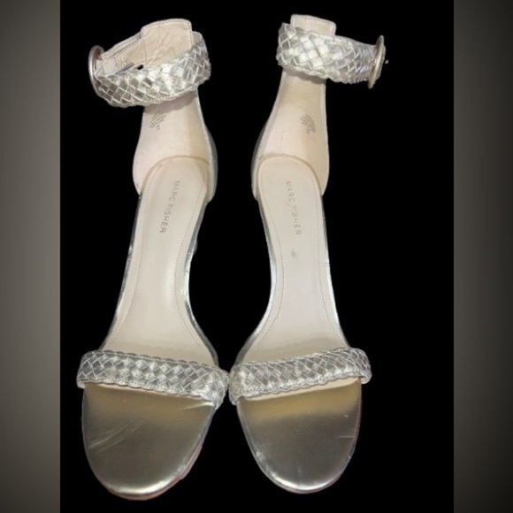 Marc Fisher Braelin Braided ankle strap, microsuede sandal, sz 10M - Picture 1 of 6